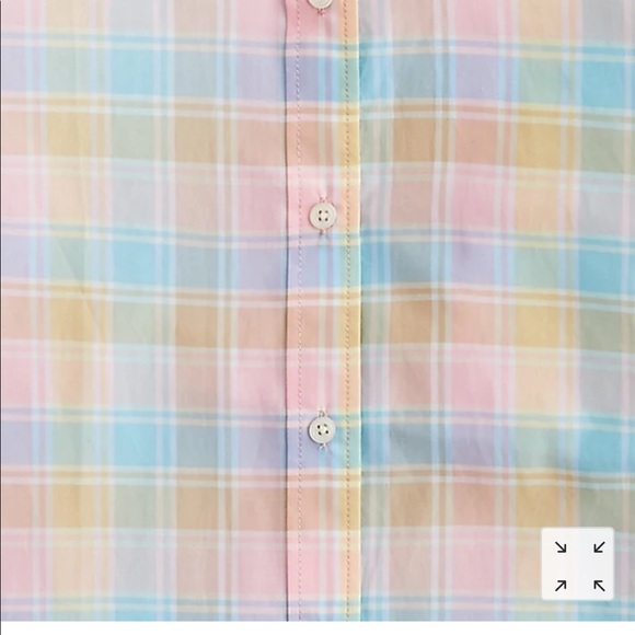 COPY - JCrew Ruffle Collar Button Down Blouse - Picture 3 of 5